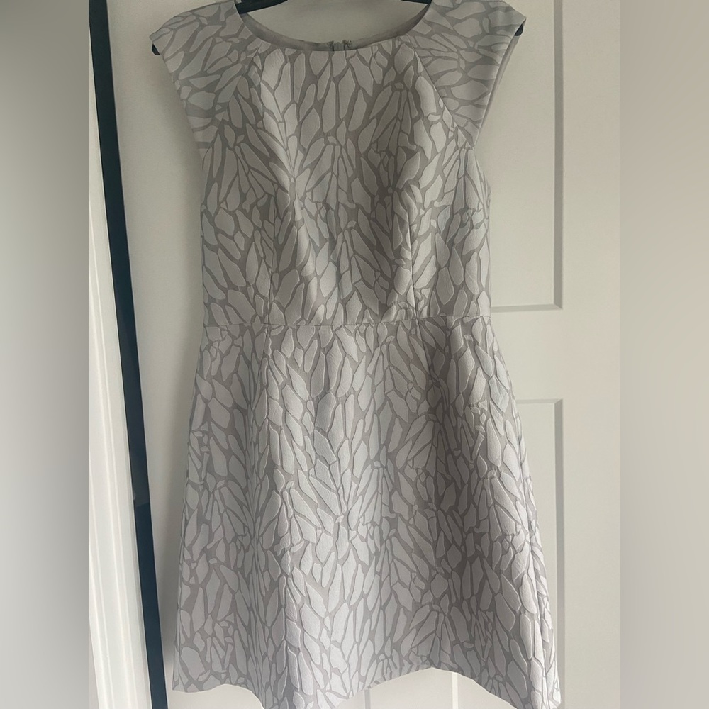 Halston heritage midi dress. Light blue floral detail